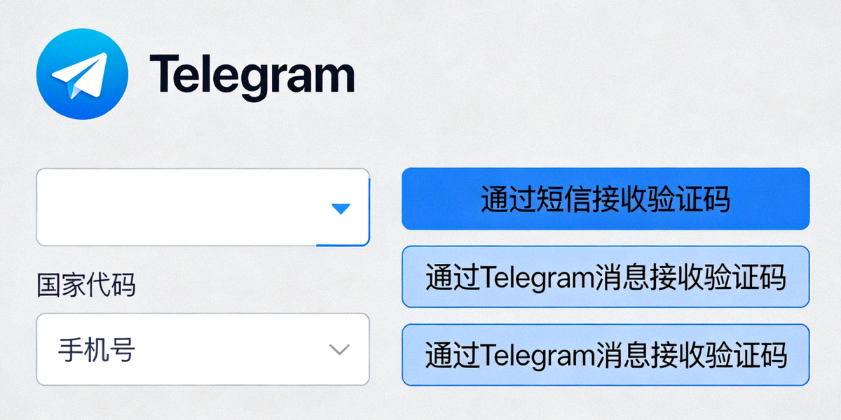 Telegram电脑版登录界面截图，展示手机号输入框与验证码接收选项